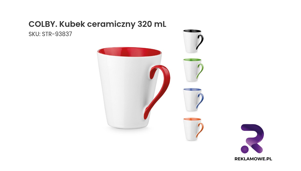 Kubek ceramiczny Colby o pojemności 320 mL