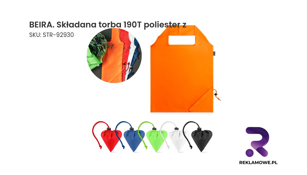BEIRA składana torba z poliestru 190T