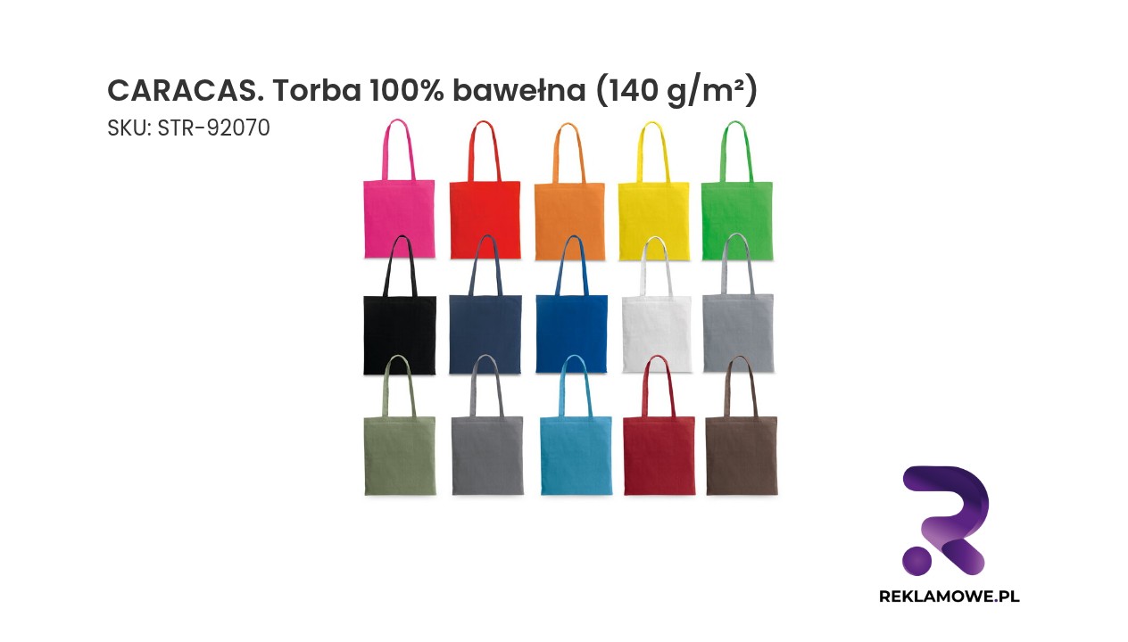 CARACAS. Torba 100% bawełna (140 g/m²) CARACAS torba 100% bawełna 140 g/m²