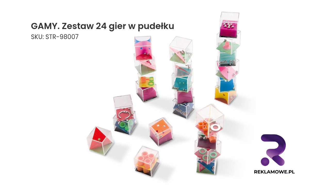 GAMY. Zestaw 24 gier w pudełku GAMY – zestaw 24 gier w pudełku