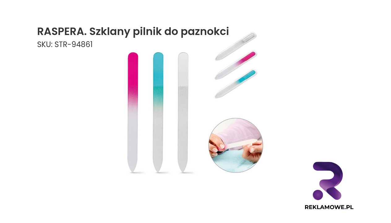 RASPERA. Szklany pilnik do paznokci RASPERA szklany pilnik do paznokci